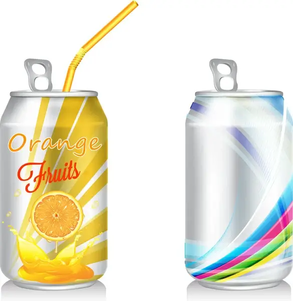 orange juice open can