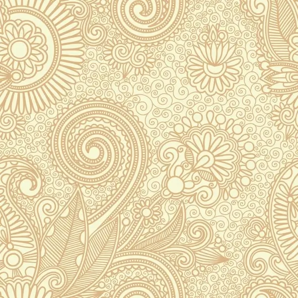 ornate floral background vector illustration