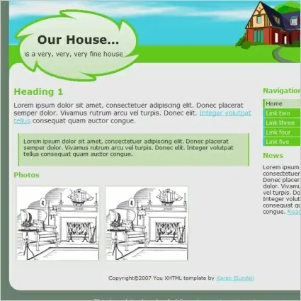Our House Template