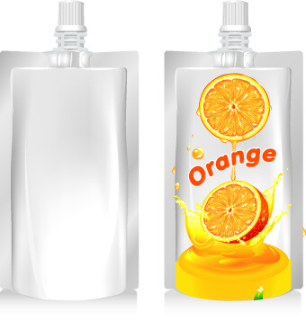 packing juice design vector