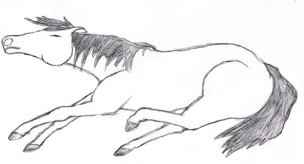 painting drawing horse