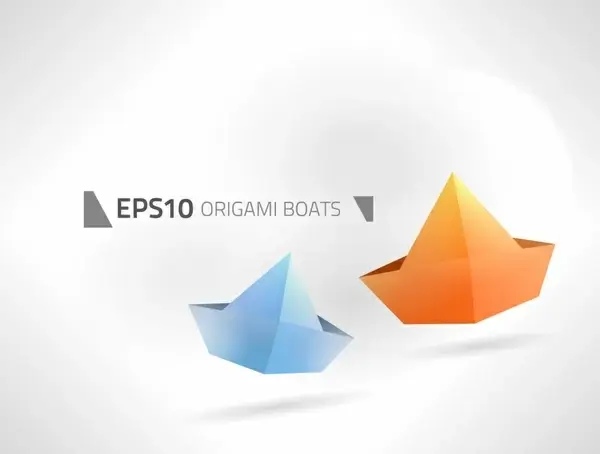 boating background origami decor modern 3d sketch