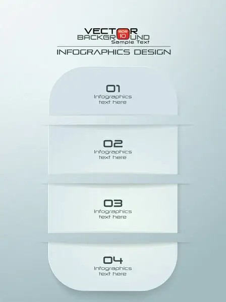 paper infographics white vector design 