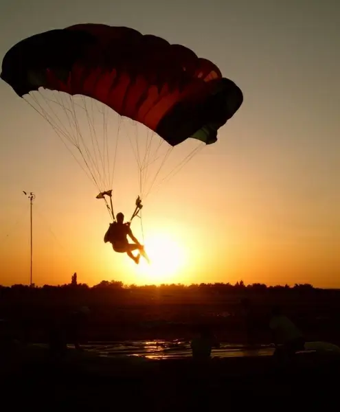 parachute sky go to