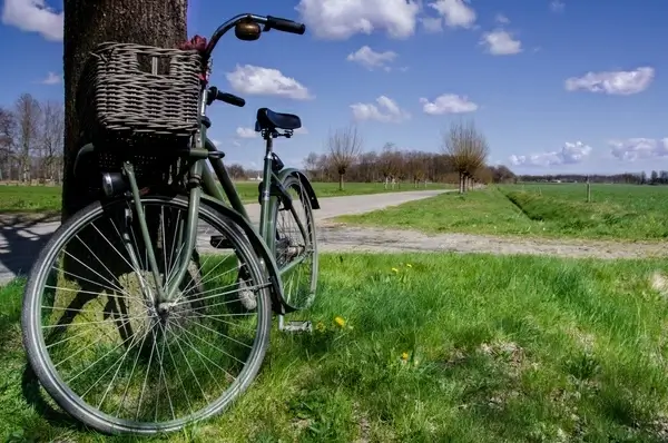 parked bicycle