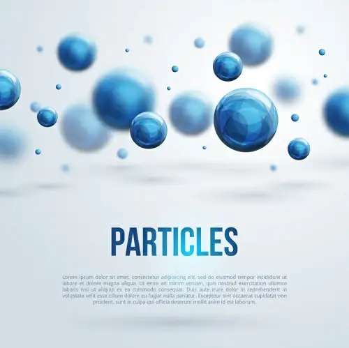 particle tech background design vector
