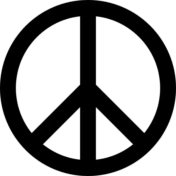 Peace Sign clip art