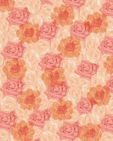 peach amp pink circle background