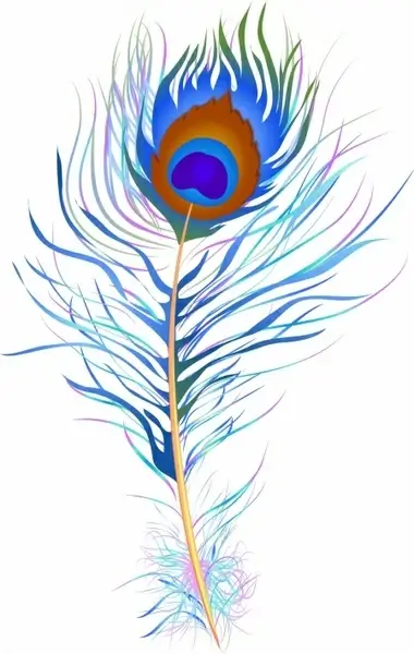 Peacock feather (Watercolor)