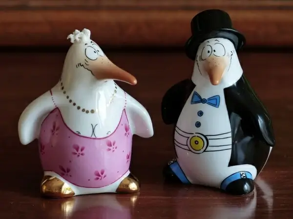 penguin bride groom