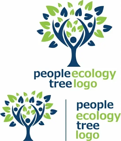people ecology tree logo 7