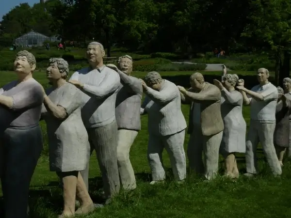 people human snake figures
