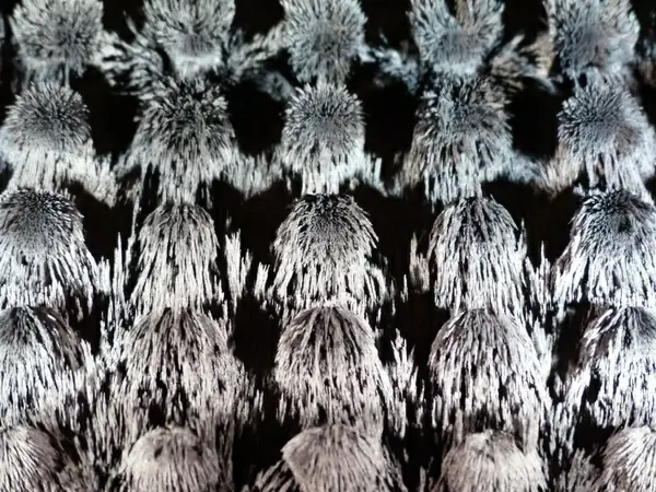 permanent magnets iron particles magnetism