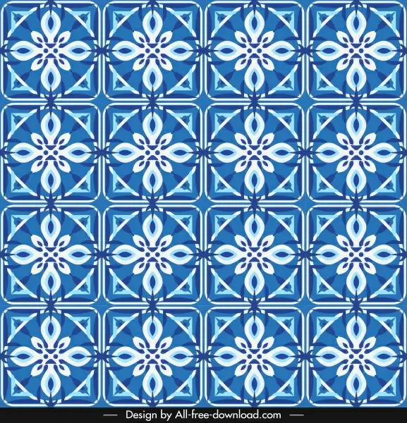 petals pattern template flat repeating symmetrical decor