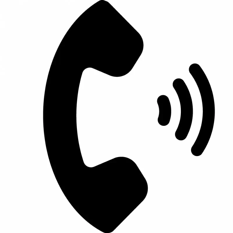 Phone volume silhouette assistant operator sign icon