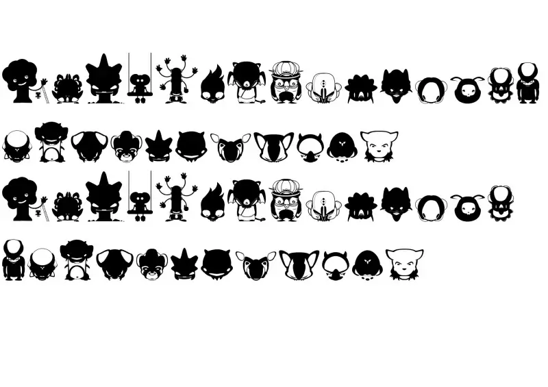 Vintage Decorative Signs 5 Font in truetype .ttf opentype .otf format