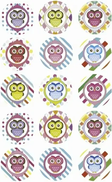 pink or purple girl owl baby shower cupcake toppers or favor