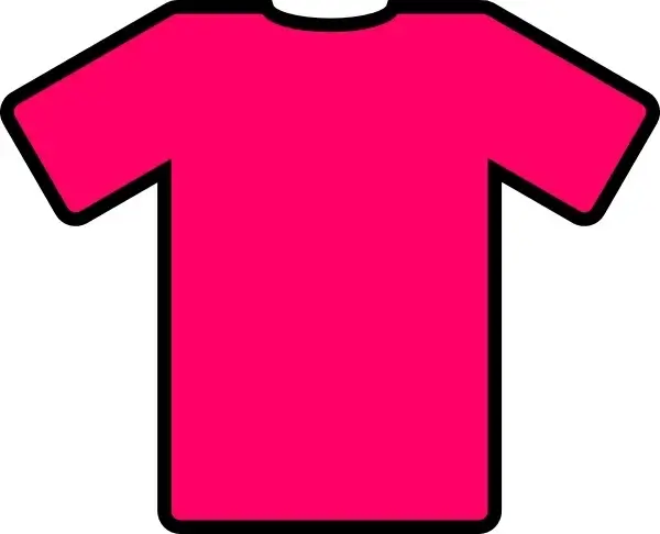 Pink T Shirt clip art