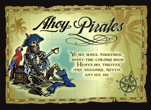 pirates adventures maps vector