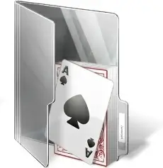 Poker card folder