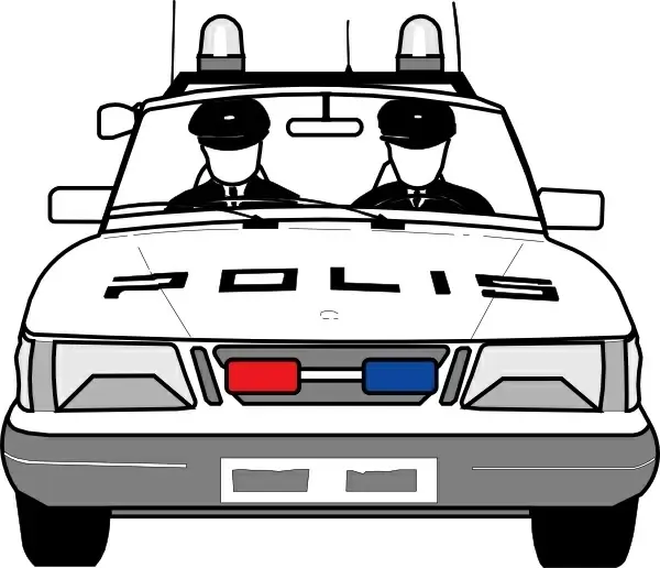 Police Car clip art