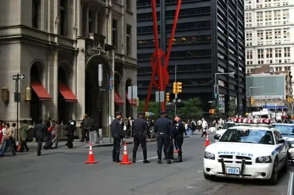 policeman on the street