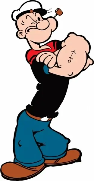 Popeye Vectors graphic art designs in editable .ai .eps .svg .cdr ...