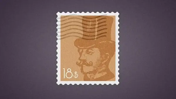 Postage Stamp PSD