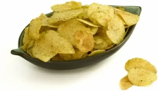 potato chips in a bowl
