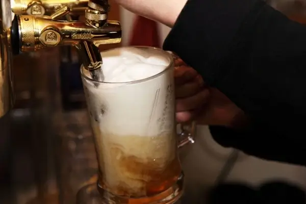 pouring beer
