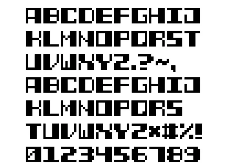 Power Pixel-7 Font in truetype .ttf opentype .otf format free and easy ...