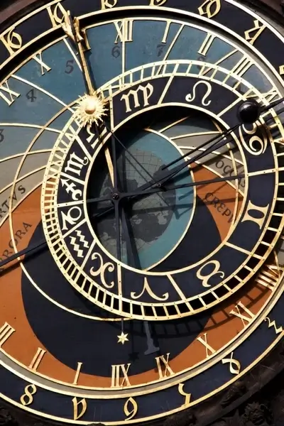 prague astronomical clock detail