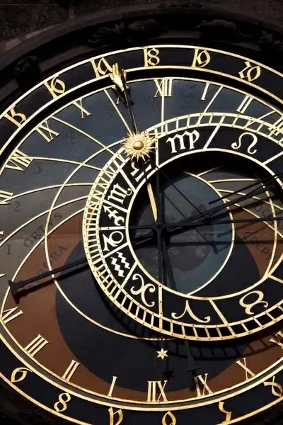 prague astronomical clock detail