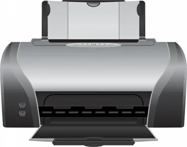 printer icon 3d modern realistic design