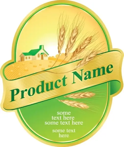 product label design 05 vector
