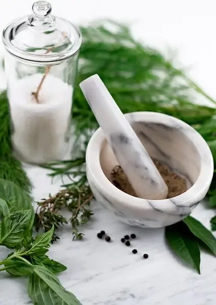 production of spices stock photo