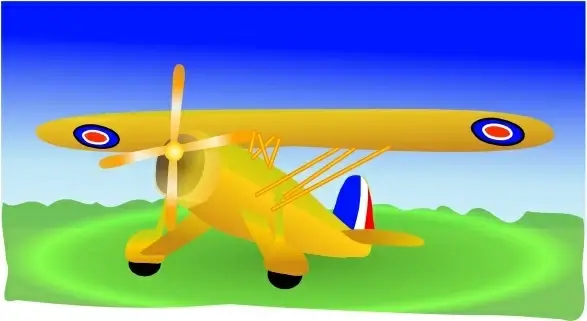 Propeller Plane clip art