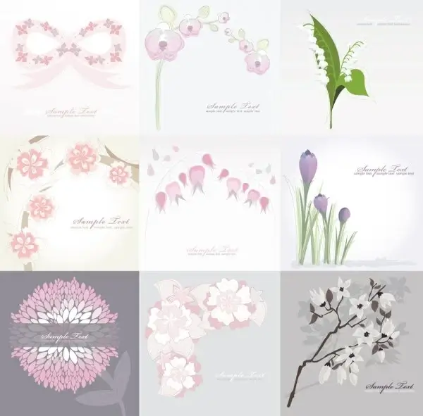 pure flower background vector