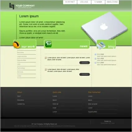 Pure Web 2.0 Template