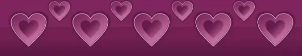 purple hearts background