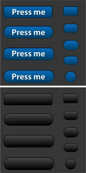 push buttons vectors
