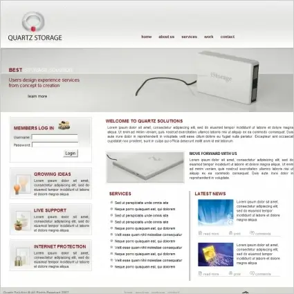 Quartz Storage Template