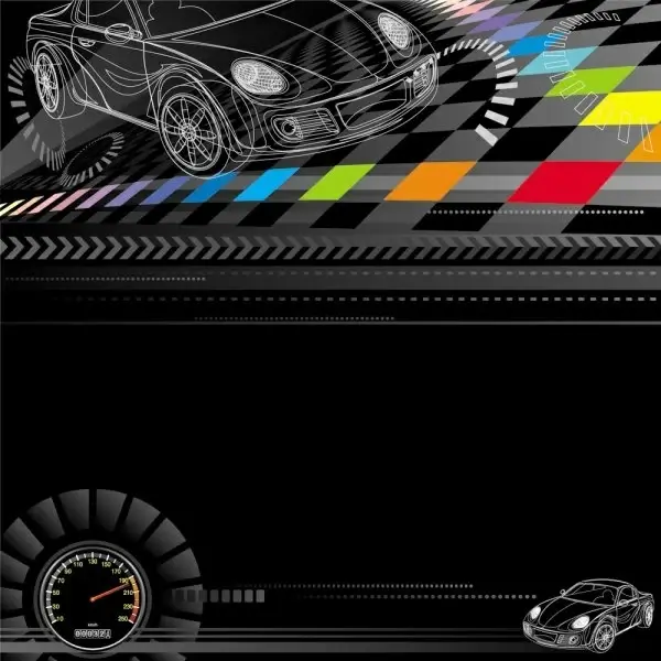 racing theme background pattern 03 vector
