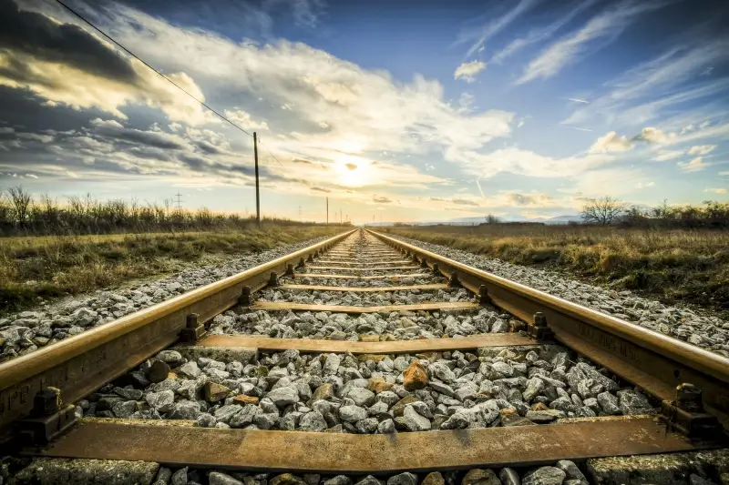 railway scenery picture empty view