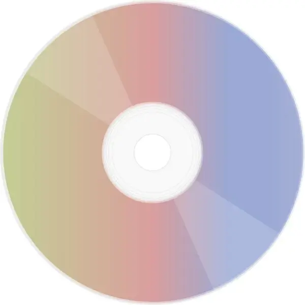 Rainbow Disc clip art 