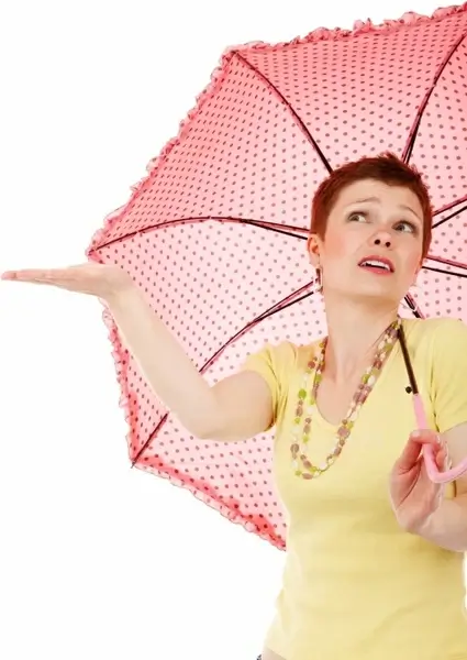 raining fashion female