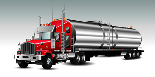 realistic delivery truck vector design graphics