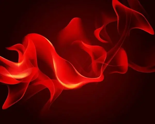 realistic flame background vector