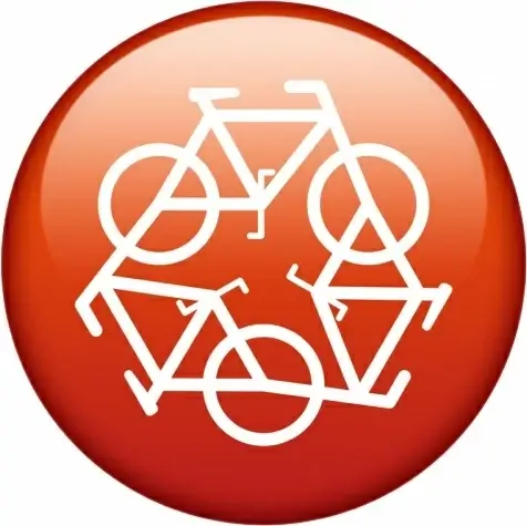 recycle symbol red