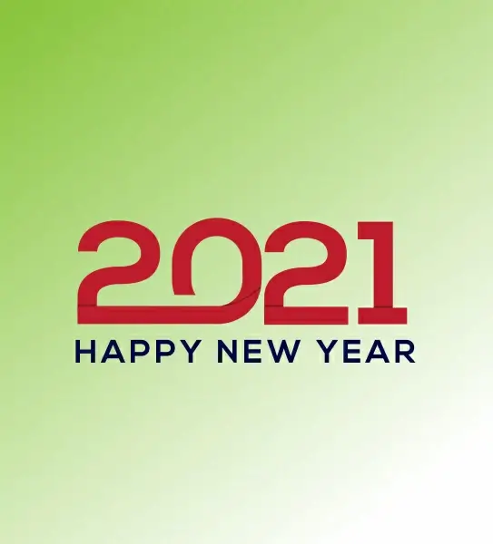red 2021 new year
